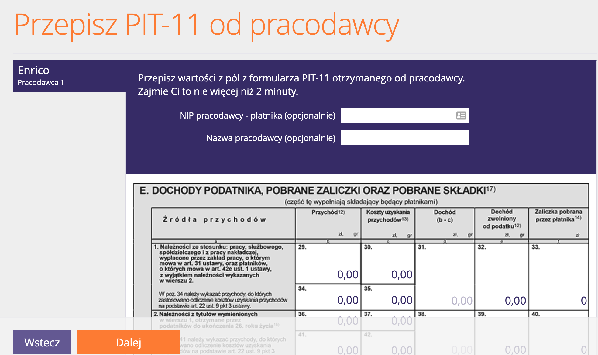 Declaración de impuestos en Polonia