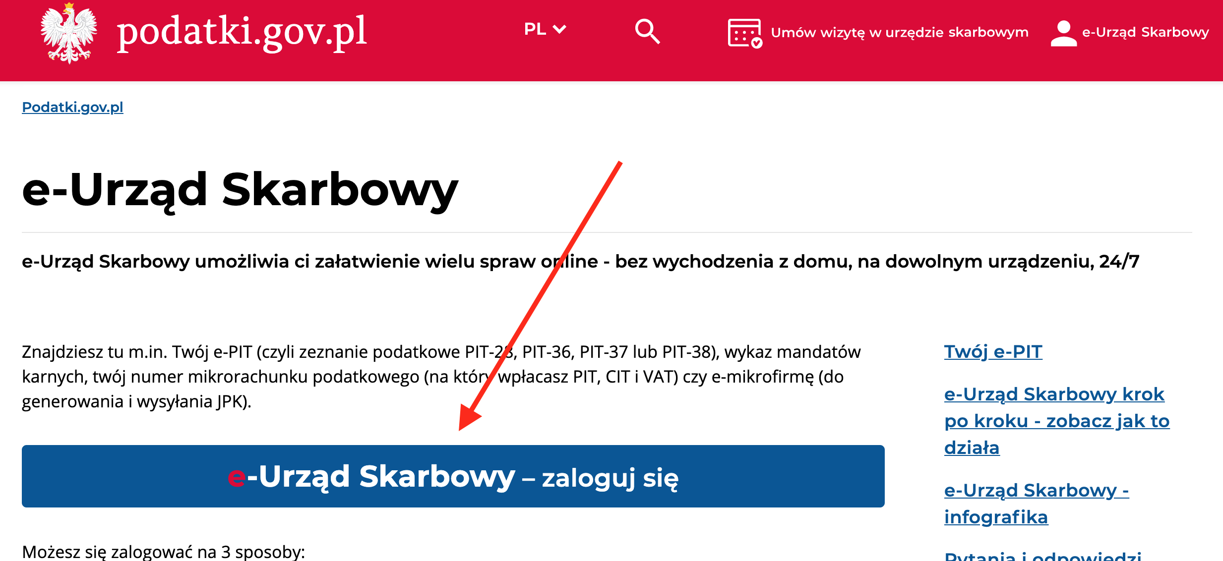 Tax declaration in Poland