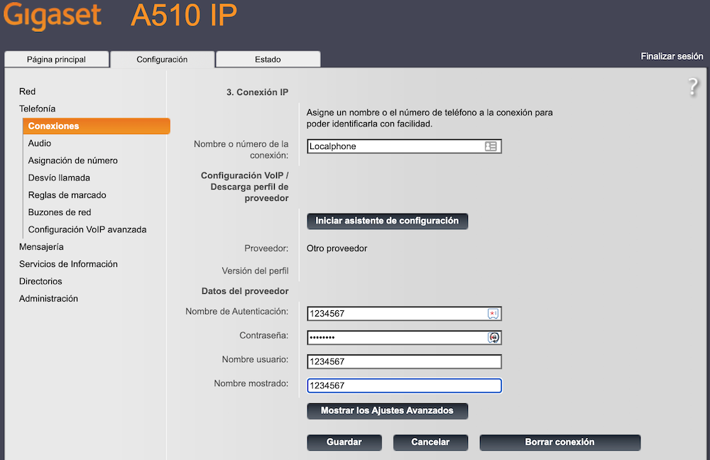 configurar un sistema VoIP