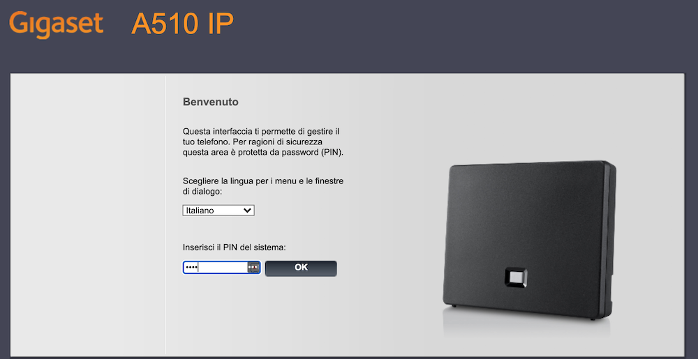 configurare un sistema VoIP